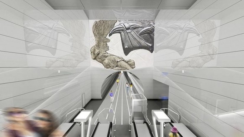 На станции «Авиамоторная» БКЛ установят композицию «Летающие люди»