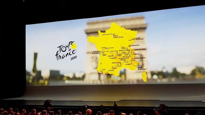 Организаторы «Тур де Франс» представили маршрут гонки на 2020 год