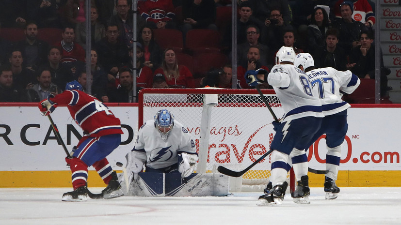 «Тампа» одержала победу над «Монреалем» в матче регулярного чемпионата НХЛ