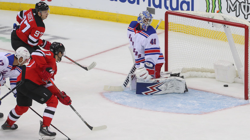 Шайба Гусева помогла «Нью-Джерси» одержать первую победу в сезоне НХЛ
