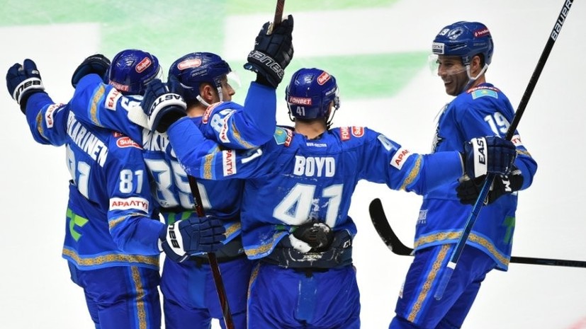 Шайба Бойда в овертайме принесла «Барысу» победу над «Витязем» в матче КХЛ