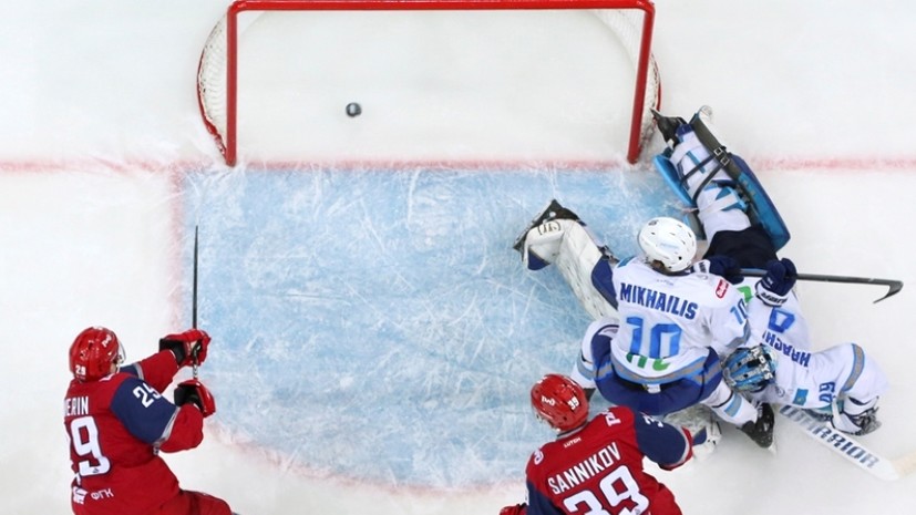 «Локомотив» в овертайме обыграл «Барыс» в матче КХЛ