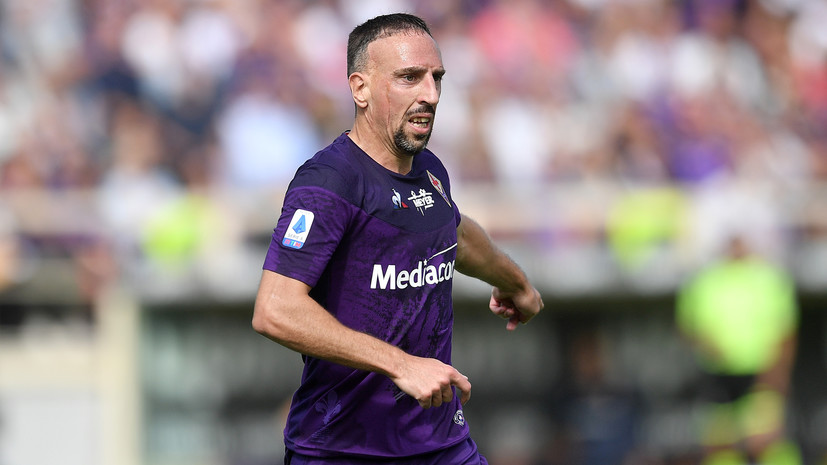 СМИ: Футболисту «Фиорентины» Рибери грозит дисквалификация за толчок судьи