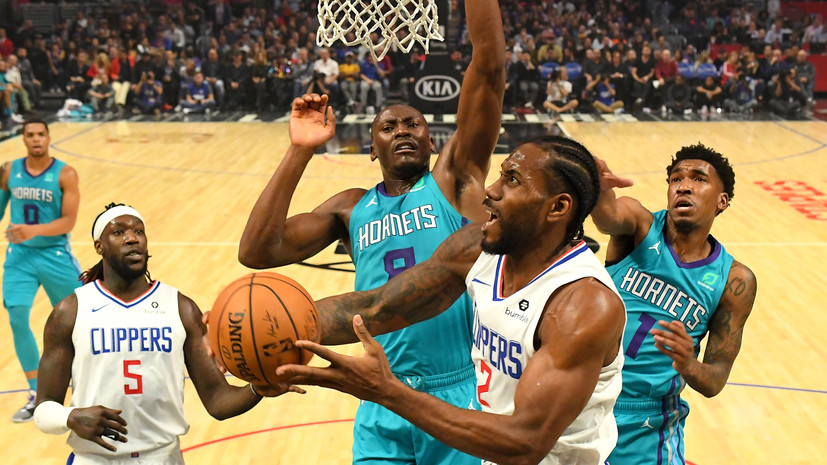 «Клипперс» взял верх над «Шарлотт» в матче НБА, Леонард набрал 30 очков