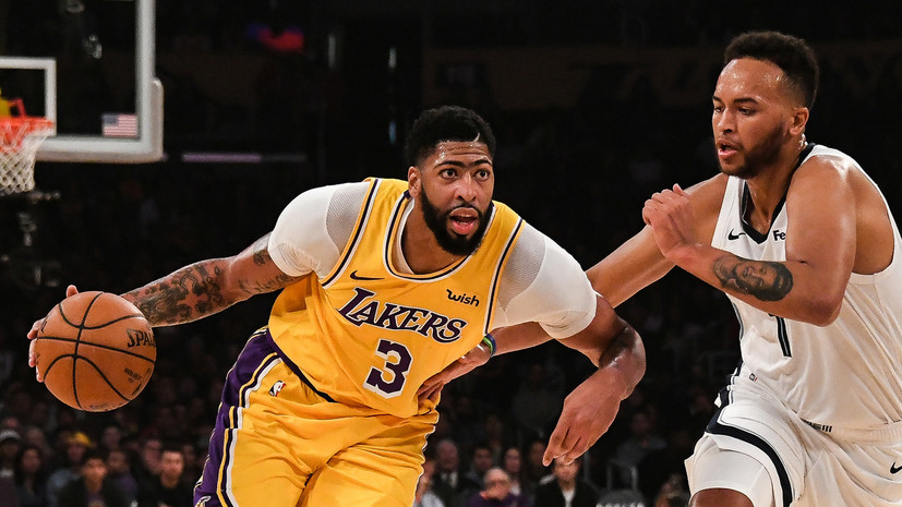 40 очков Дэвиса помогли «Лейкерс» одержать победу над «Мемфисом» в НБА