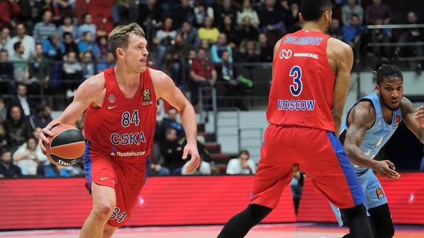 ЦСКА победил «Зенит» в матче баскетбольной Евролиги