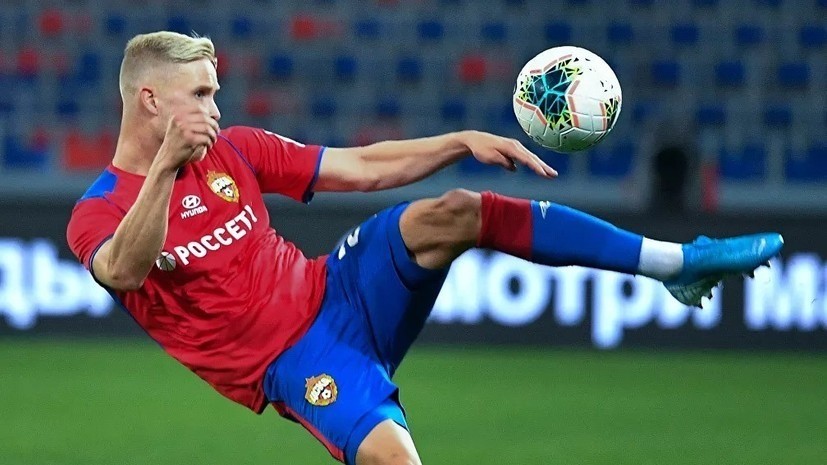 Футболист ЦСКА Магнуссон признан лучшим игроком матча с «Зенитом»