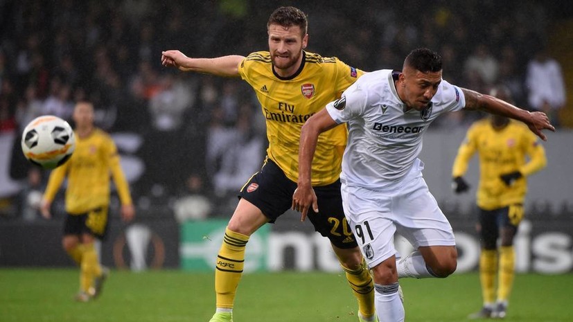 «Арсенал» сыграл вничью с «Виторией» в матче ЛЕ