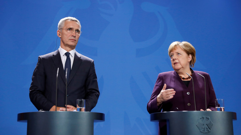 Меркель и Столтенберг не согласились с оценкой Макрона состояния НАТО