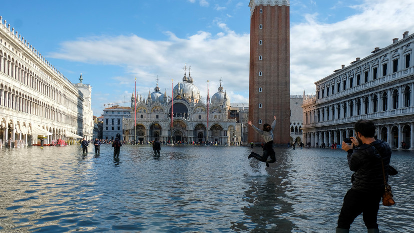 Власти Венеции ожидают нового наводнения в городе