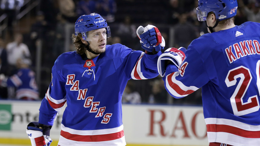 Тренер «Рейнджерс»: на Панарина приятно смотреть, когда он выходит на лёд