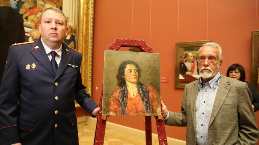В Петербурге прошла церемония передачи картины Бориса Йогансона в Русский музей