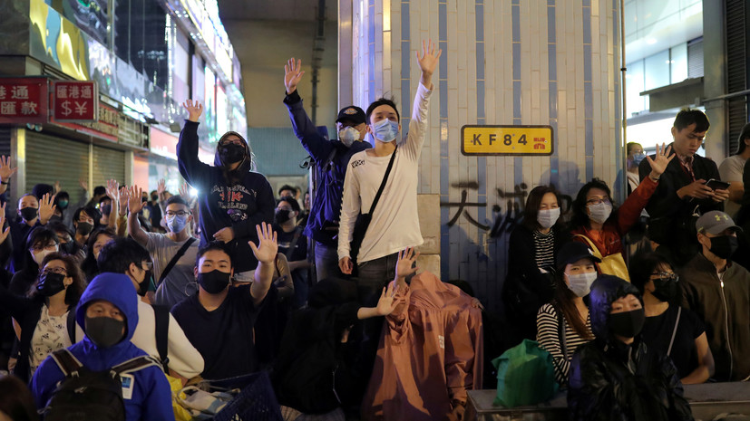 В МИД Китая назвали США «закулисным спонсором» протестов в Гонконге