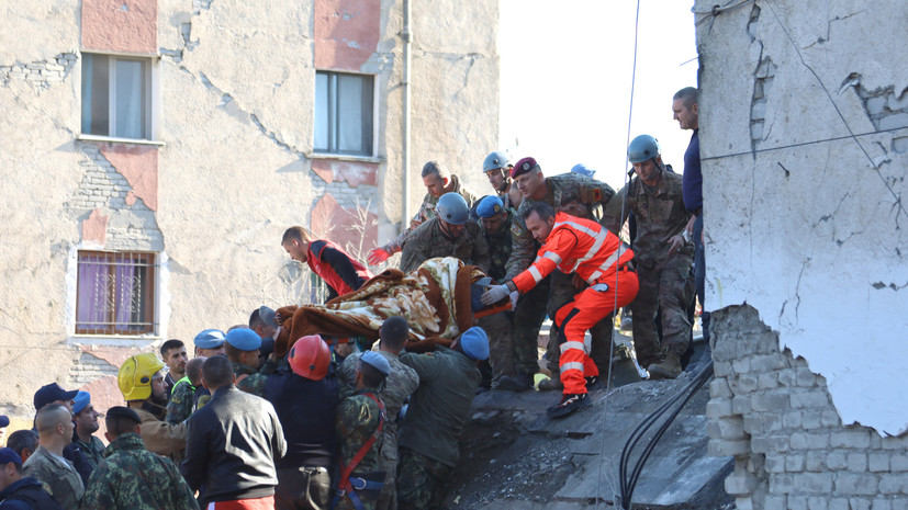 Число жертв землетрясения в Албании достигло 14