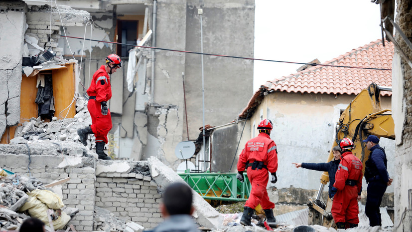 Число жертв землетрясения в Албании увеличилось до 25