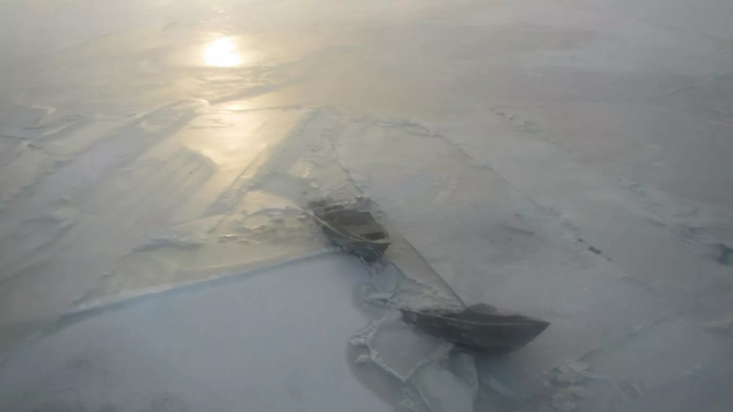 В Марий Эл от берега откололась льдина с группой рыбаков