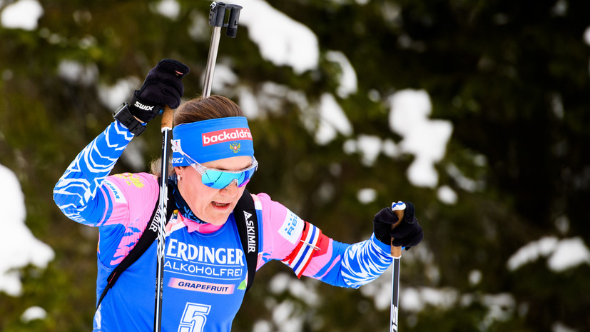 Юрлова-Перхт объяснила свои ошибки при стрельбе стоя в эстафете на этапе КМ в Эстерсунде