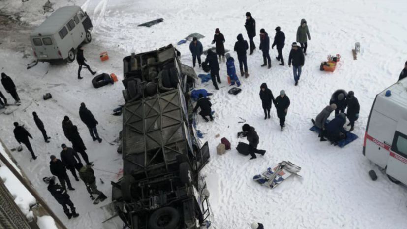 Десять человек погибли в ДТП с автобусом в Забайкалье