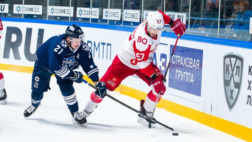 «Спартак» одержал победу над «Адмиралом» в матче КХЛ