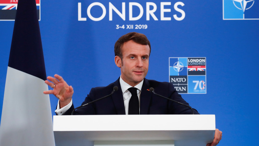 Макрон заявил о необходимости пересмотра системы равновесия в НАТО