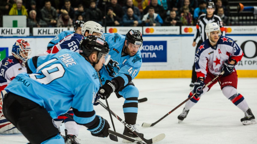 ЦСКА обыграл минское «Динамо» в матче КХЛ