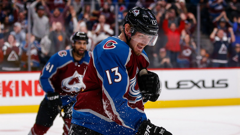 Шайба Ничушкина не помогла «Колорадо» обыграть «Калгари» в матче НХЛ