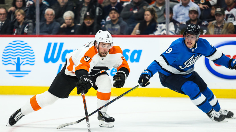 «Филадельфия» уступила «Виннипегу» в НХЛ, несмотря на результативный пас Проворова