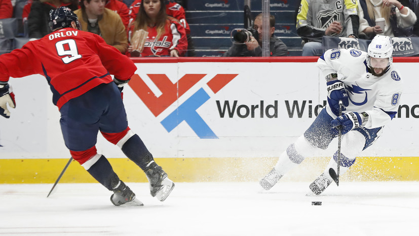 Шайба Орлова с передачи Кузнецова помогла «Вашингтону» обыграть «Тампу» в матче НХЛ
