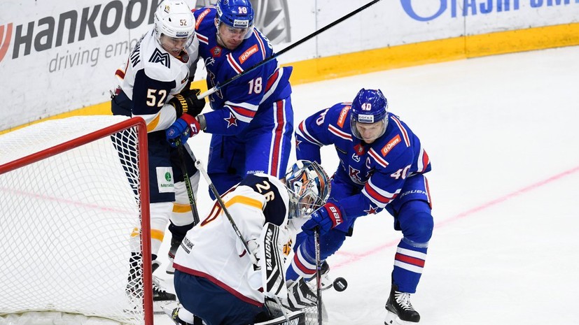 СКА обыграл «Металлург» в матче регулярного чемпионата КХЛ
