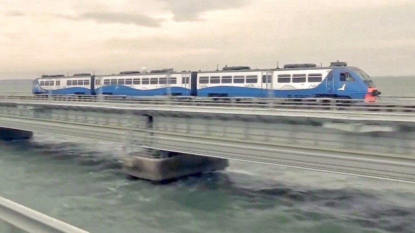 В ЕС раскритиковали запуск поездов по Крымскому мосту