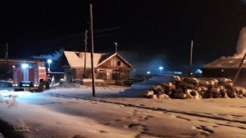 При пожаре в общежитии в Иркутской области погиб человек