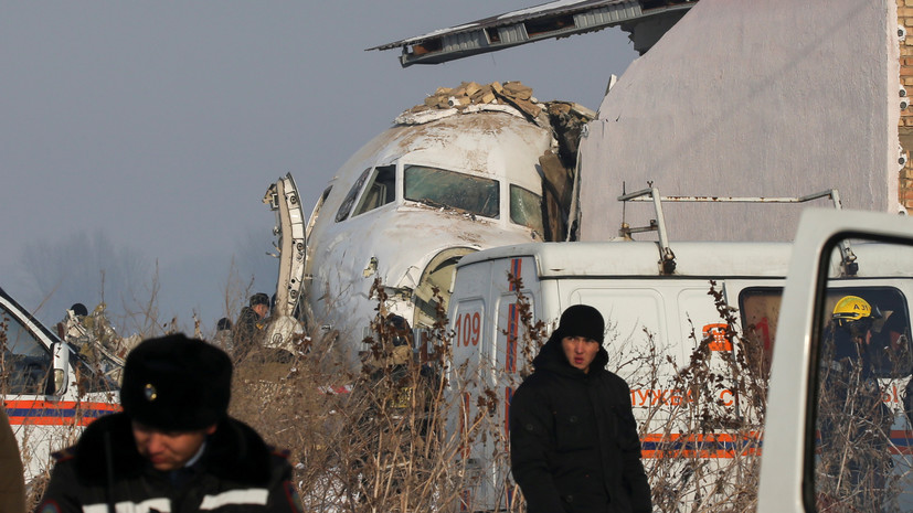 Бортовые самописцы найдены на месте крушения самолёта в Алма-Ате