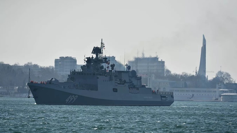 Фрегат «Адмирал Макаров» вернулся в Севастополь