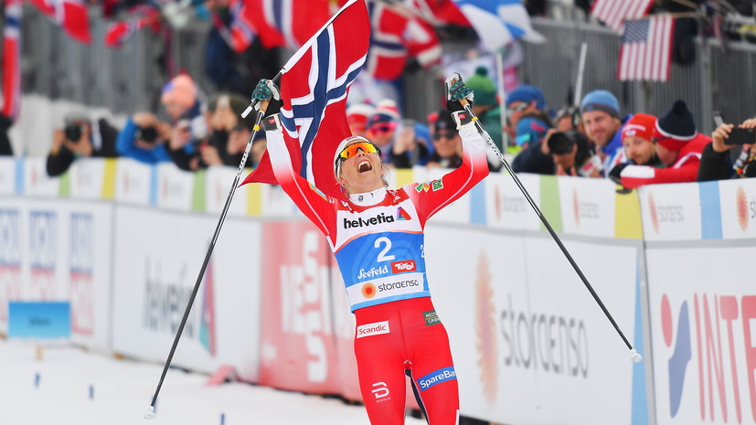 Норвежка Йохауг выиграла масс-старт «Тур де Ски» в Ленцерхайде, Непряева — шестая