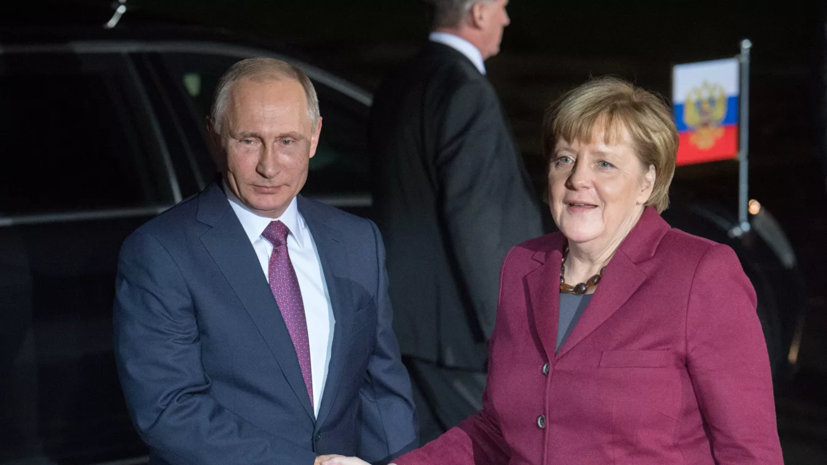 Путин и Меркель договорились о дальнейших контактах