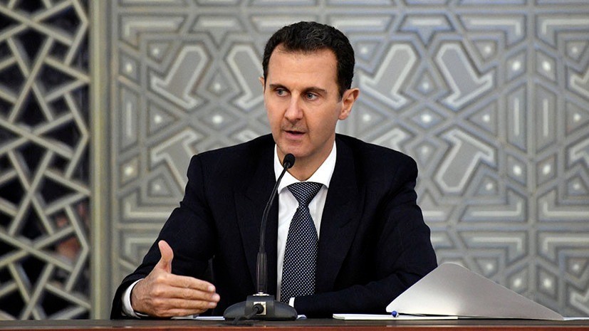 Асад поблагодарил Путина за содействие в борьбе с терроризмом