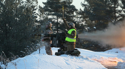 Военнослужащие Латвии проводят испытания ПЗРК RBS-70