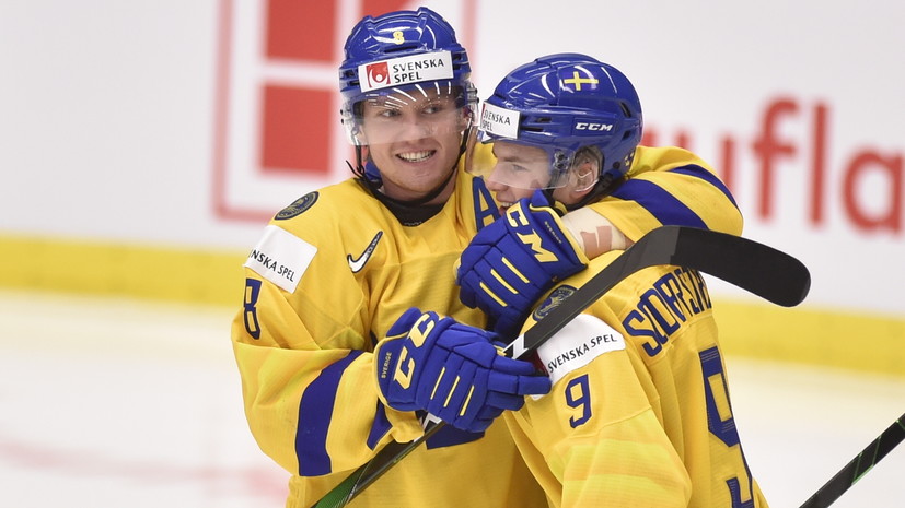 Сборная Швеции по хоккею сравняла счёт в матче с Россией на МЧМ