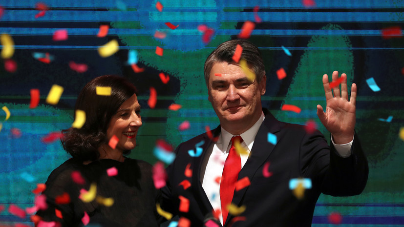 Экс-премьер Хорватии побеждает на выборах президента страны