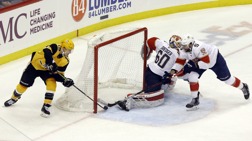 Гол Дадонова помог «Флориде» взять верх над «Питтсбургом» в НХЛ