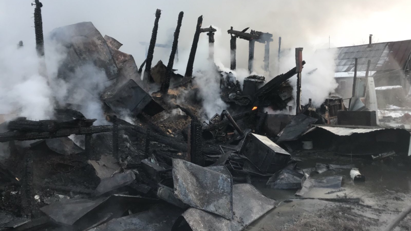 Число погибших при пожаре под Нижним Новгородом достигло четырёх