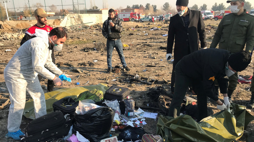 СНБО уточнил число пассажиров на борту разбившегося в Иране самолёта