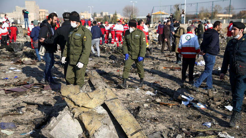 Посольство Украины изменило сообщение о крушении самолёта в Иране