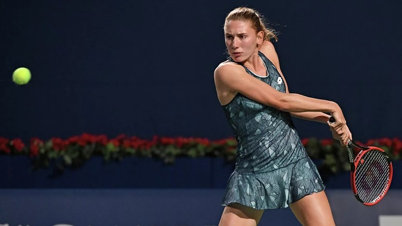 Александрова вышла в полуфинал турнира WTA в Шэньчжэне