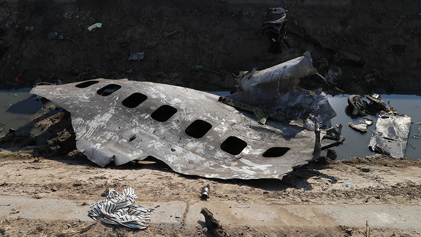 «Огонь распространялся по фюзеляжу»: опубликован предварительный отчёт о крушении украинского самолёта в Иране