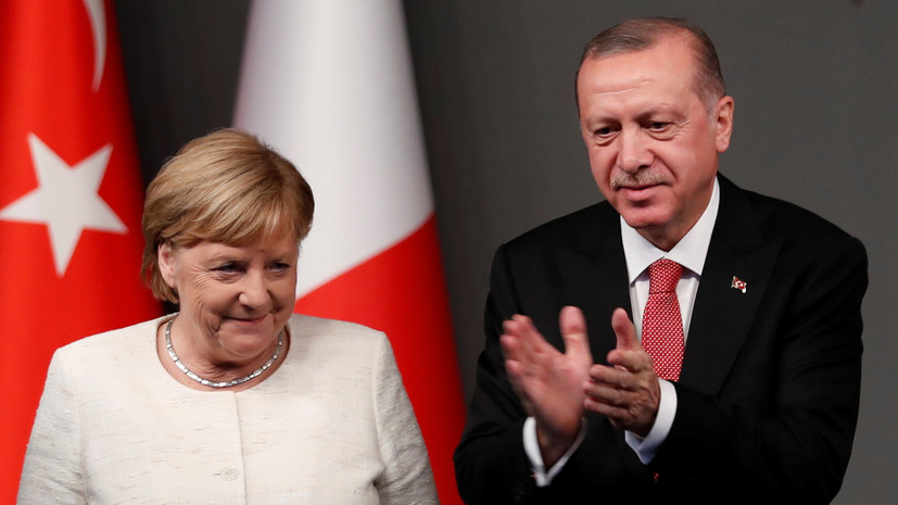 Эрдоган провёл телефонный разговор с Меркель