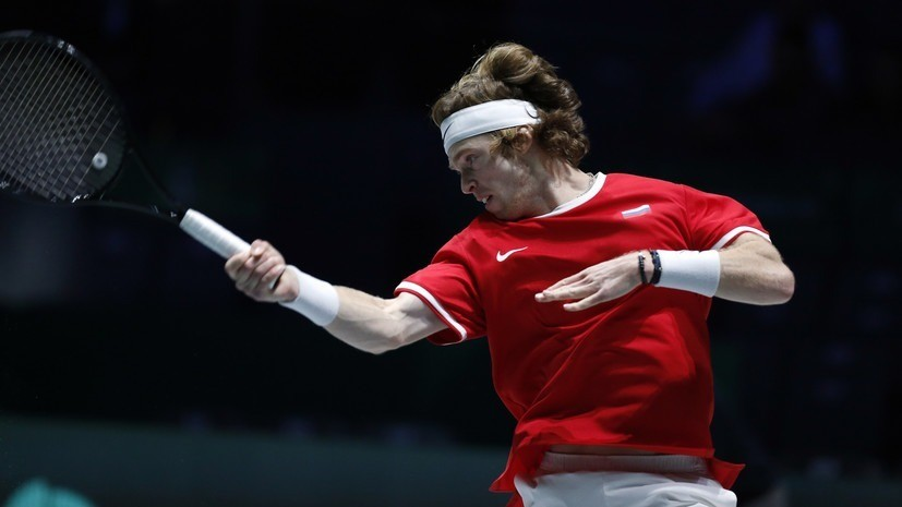 Теннисист Рублёв вышел в финал турнира ATP в Дохе