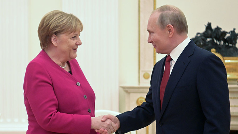 «Довести до конца»: Путин и Меркель заявили о необходимости достроить «Северный поток — 2»