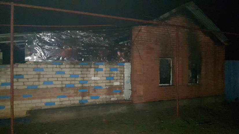 При пожаре на Ставрополье погибли два человека