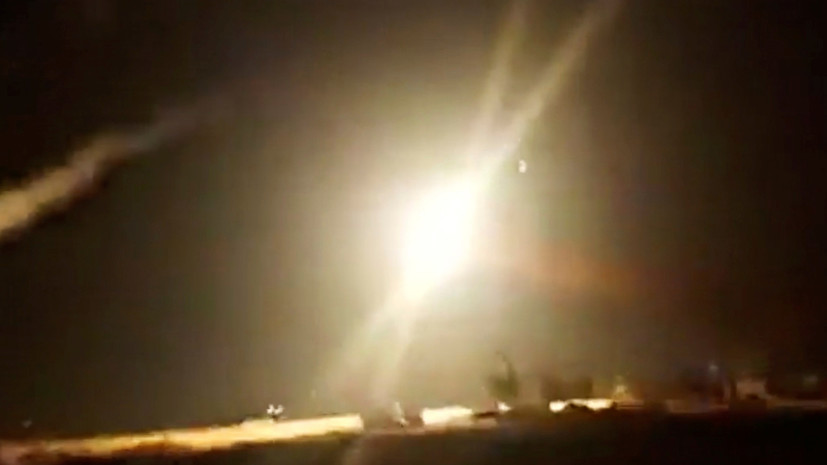 ПВО Сирии сбила часть атаковавших базу Тифор беспилотников и ракет